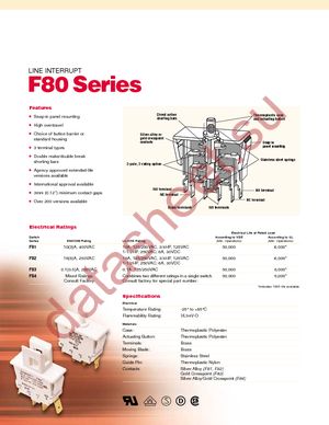 F81A-B110 datasheet  